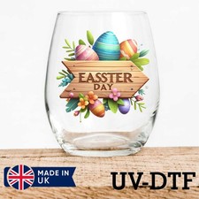 Holz Ostern Schild 8 Stück UV