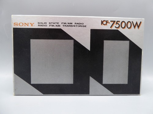 Sony icf 7500 radio - icf-7500, w