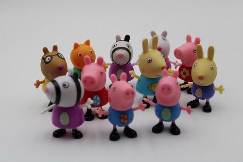 Peppa pig spielfiguren - spielfiguren, set