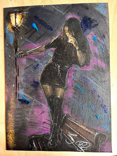 Original pastell zeichnung - original,