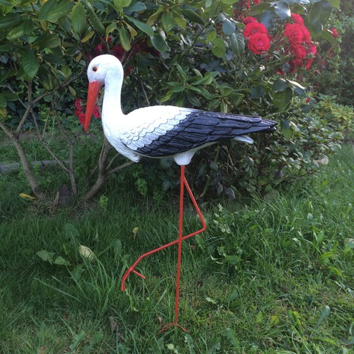 Storch groß dekofigur - 60, groß,