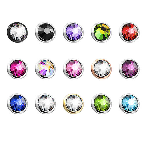 Dermal anchor piercing - anchor, aufsatz