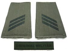 KLETT Aufschiebeschlaufen Heer Hauptgefreiter schwarz/oliv Dienstgradabzeichen