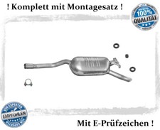 Endschalldämpfer für Mercedes W124 E200 E220 200E 220E Auspuff Montagesatz