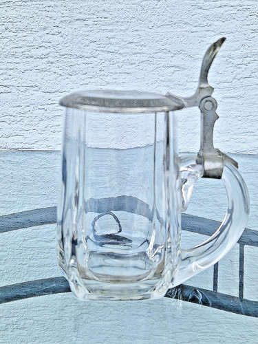 Antike glas krug mit - antike,