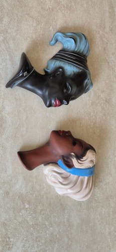 Vintage cortendorf wandmasken - ,