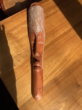 Echte afrikanische Holzmaske