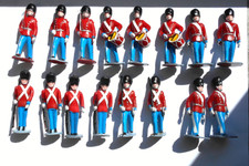 16 Soldaten, königliche Garde, Dänemark, Kai Reisler Aps, Originale, ca. 6,5 cm