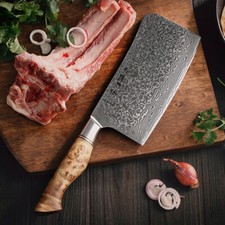 Damastmesser küchenbeil - damastmesser,,