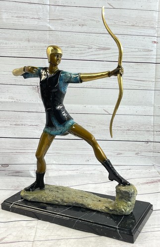 Archer selten messingskulptur - archer,