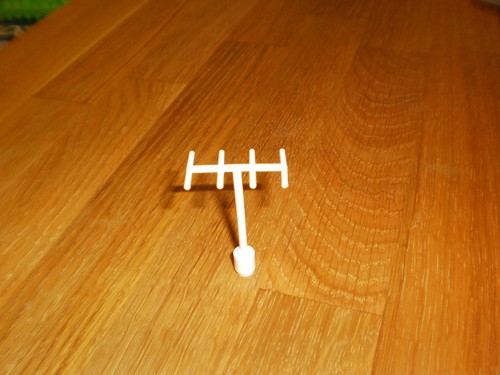 Lego 3144 antenne alt weiß - 3144,