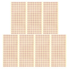  500 Pcs Warnschilder Sticker