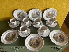 Nostalgisches ostergeschirr - nostalgisches,