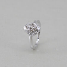 Ring in 585/14k Weissgold, 40