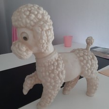 Pudel Spielzeug Plastik Hund DDR