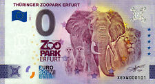 Null Euro Schein - 0 Euro Schein - Thüringer Zoopark Erfurt 2023-1