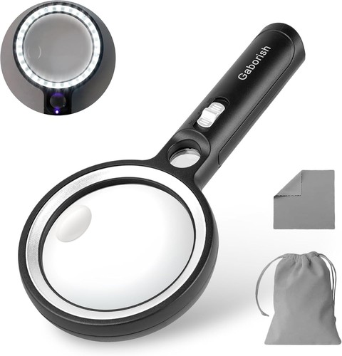 Handlupe mit licht - handlupe,