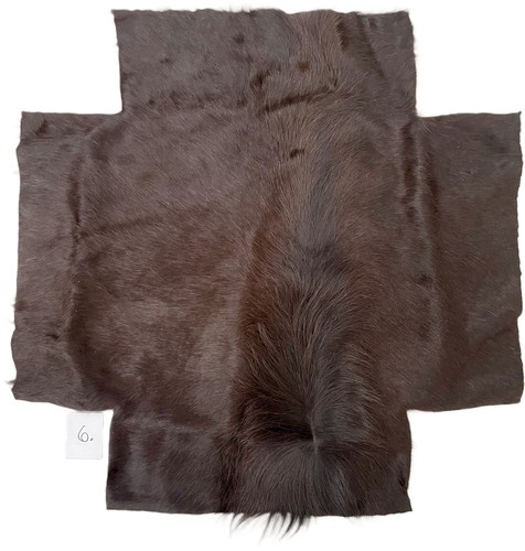 Kuhfell dunkelbraun 60x60 - , cm