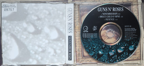 Guns roses november - guns, "november