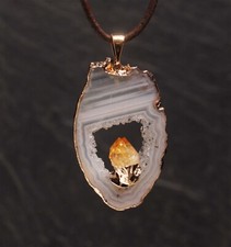 Achat Anhänger Druse Geode