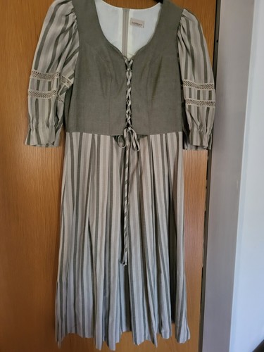 Dirndl trachten kleid leinen - dirndl,
