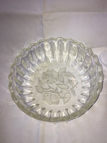 Vintage glasschüssel mit - vintage,