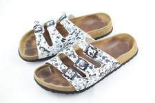 Betula by Birkenstock Florida Weiß mit Schmetterlingen EU 40 Sandalen schmal