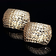 Breite Creole Ohrringe