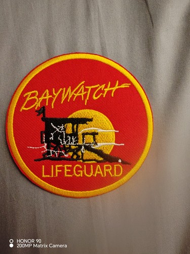 Baywatch lifeguard patch - baywatch,