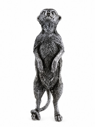 Dekofigur erdmännchen stehend - dekofigur,