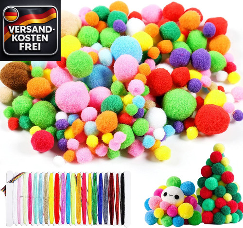 1000 bunte diy pom poms - diy,