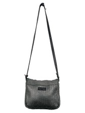 Liebeskind Berlin Damen Umhängetasche Modisch Grün Feder-Optik Leder