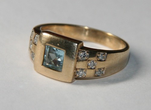 Goldring aus nachlass - goldring,