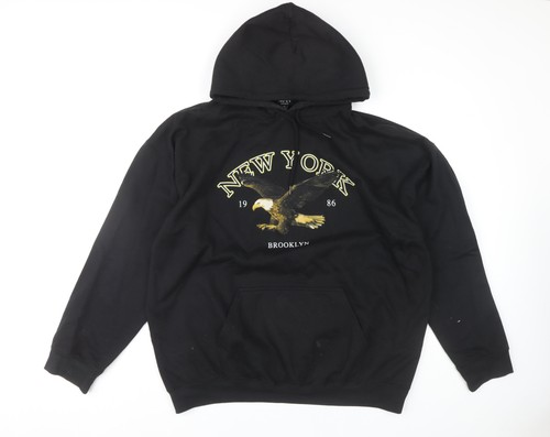 Schwarzer pullover hoodie - schwarzer,