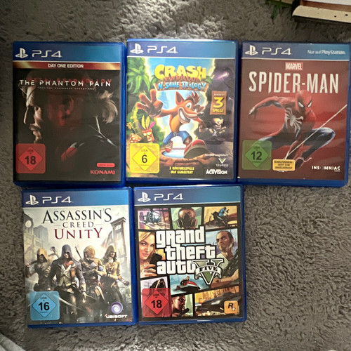Ps4 spiele konvolut - spiele, crash