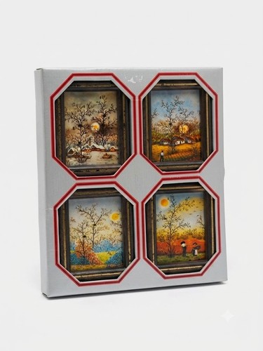 Intage miniaturbilder 4er set - intage,