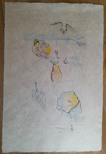 Salvador dali radierung - dali, "the
