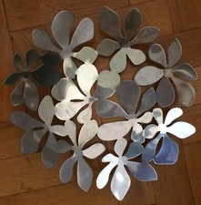 Große Obstschale aus Metall