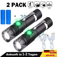 2 Stück Taschenlampe LED