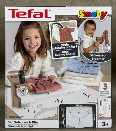 Smoby tefal steam fold - fold, set