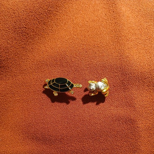 Modeschmuckanstecker frosch - modeschmuckanstecker,
