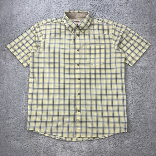 Wrangler herren hemd gelb - herren, gr.m
