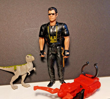 Jurassic Park Lost World   Ian Malcolm Actionfigur Kenner vintage