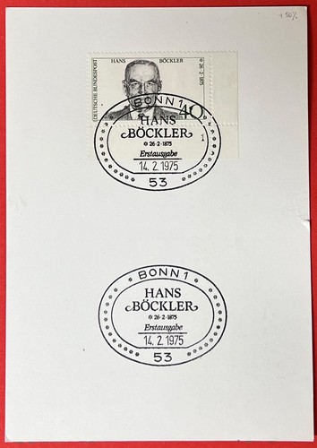 Ersttagsstempel brd 1975 - brd, wie