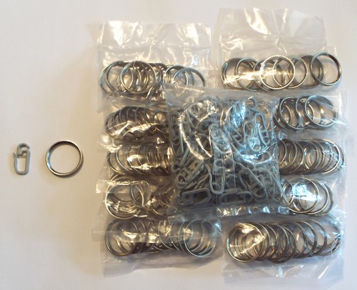100 vorhangringe mit haken - vorhangringe,