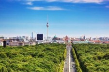 Wandbild berlin panorama top - wandbild:,