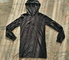 SOHO JAGGER STRICKJACKE MIT KAPUZE, CARDIGAN, GR 36/38 SCHWARZ, BAUMWOLLE/VISKOS