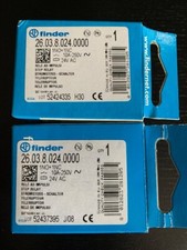 2 Stück Finder Stromstoß Schalter Unterputz   1 Schl, 1 Ö 24 V wie Eltako