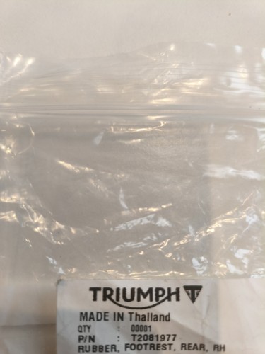 Triumph fußrasten vorne - fußrasten, links