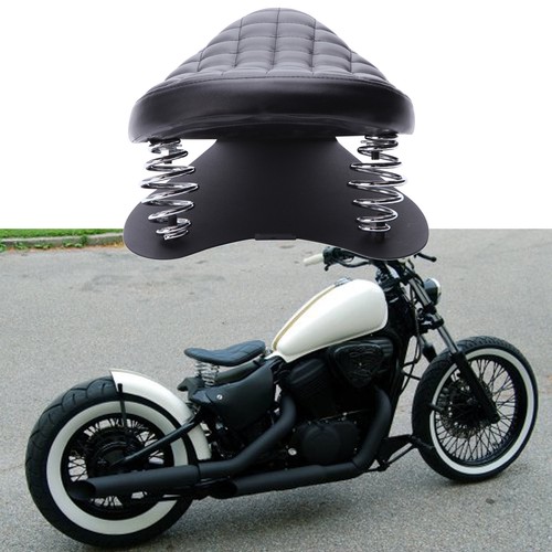Schwarz motorrad solositz mit - motorrad,